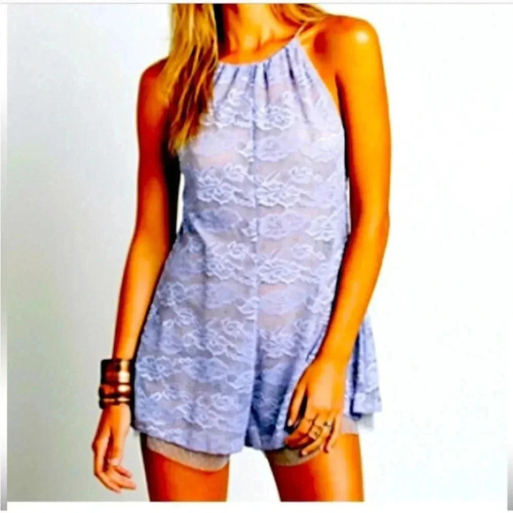 Free People Pants - NWT Free People Heavenly Lace Tunic Top - SIZE L - Bohemian Lace dream Fairycore